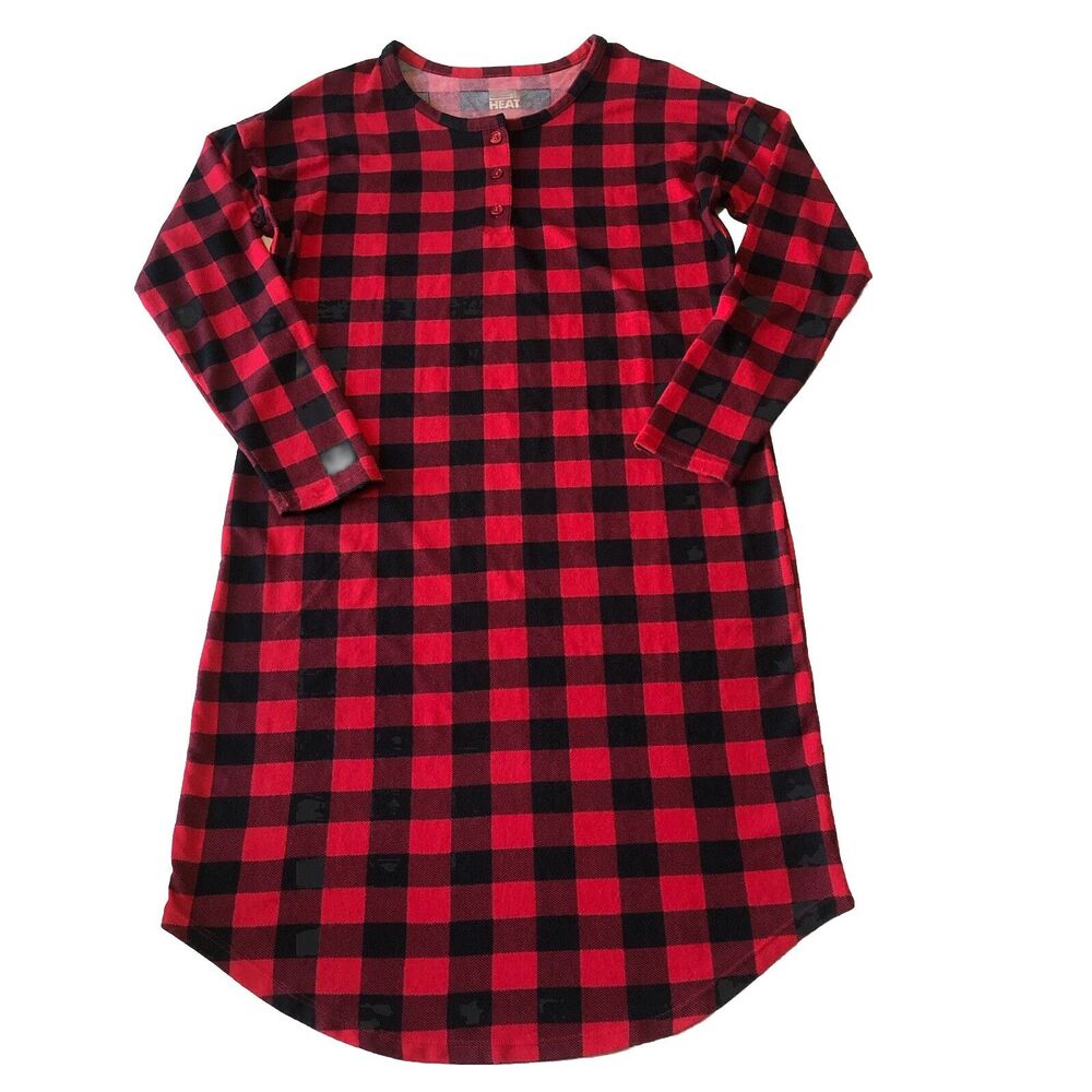 32 Degrees Heat Sleepwear Women’s Red Black Size Small